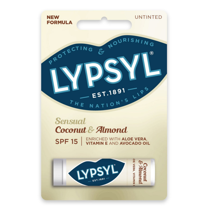 Lypsyl SPF 15 Sensual Coconut and Almond Nourishing Lip Balm