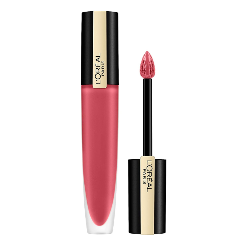 L'Oreal Rouge Brilliant Signature High Shine Liquid Lipstick - 121 I CHOOSE
