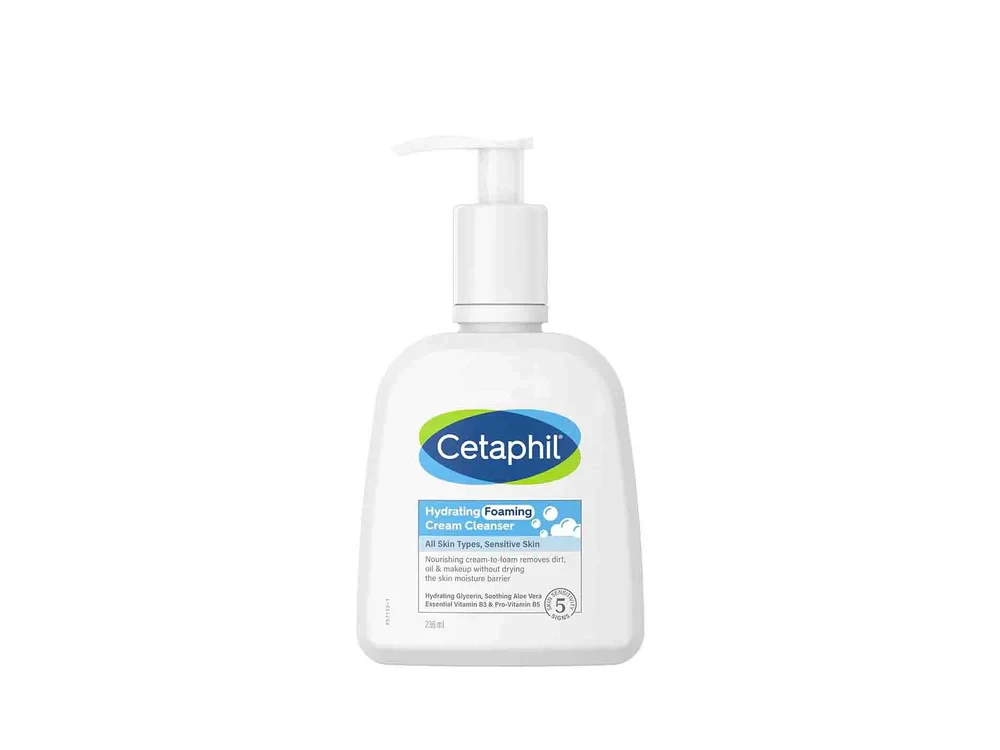 Cetaphil Hydrating Foaming Cream Cleanser 236ml