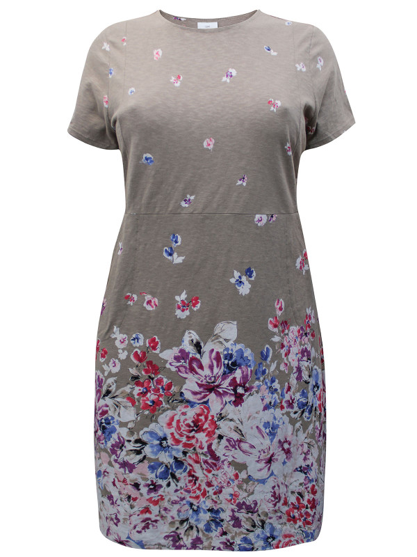Pure Cotton Border Print Pocket Dress