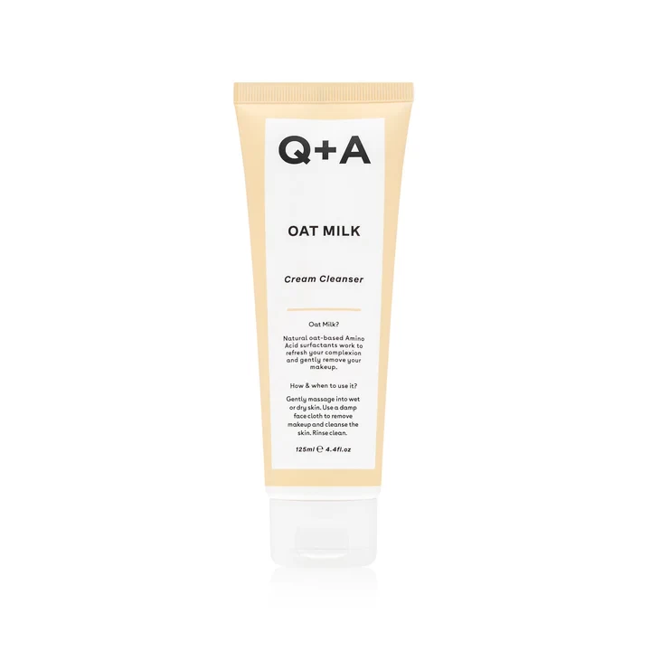 Q+A Oat Milk Cream Cleanser 125ml