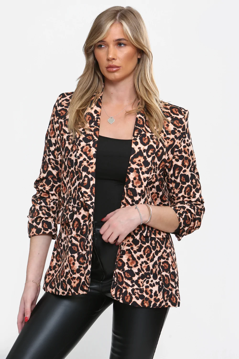 LEOPARD RUCH BLAZER