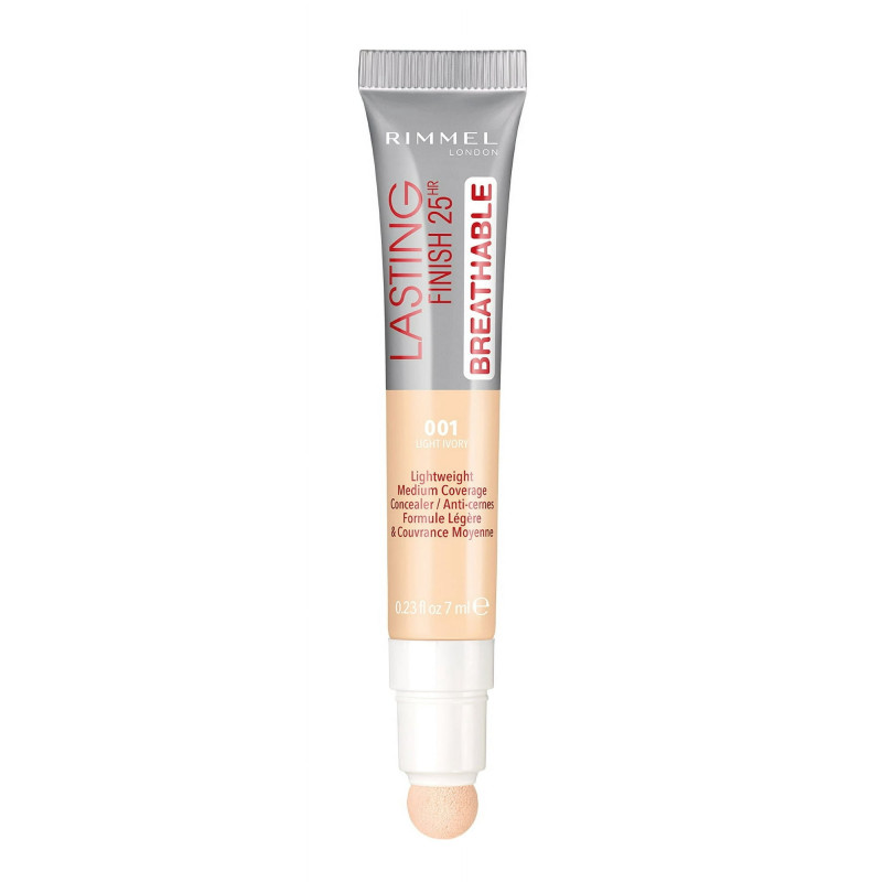 Rimmel London Lasting Finish 25H Breathable Concealer - 001 LIGHT IVORY