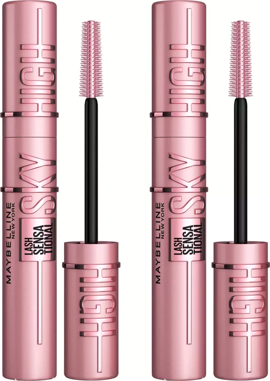 Maybelline Lash Sensational Sky High Mascara DUO PACK - VERY BLACK