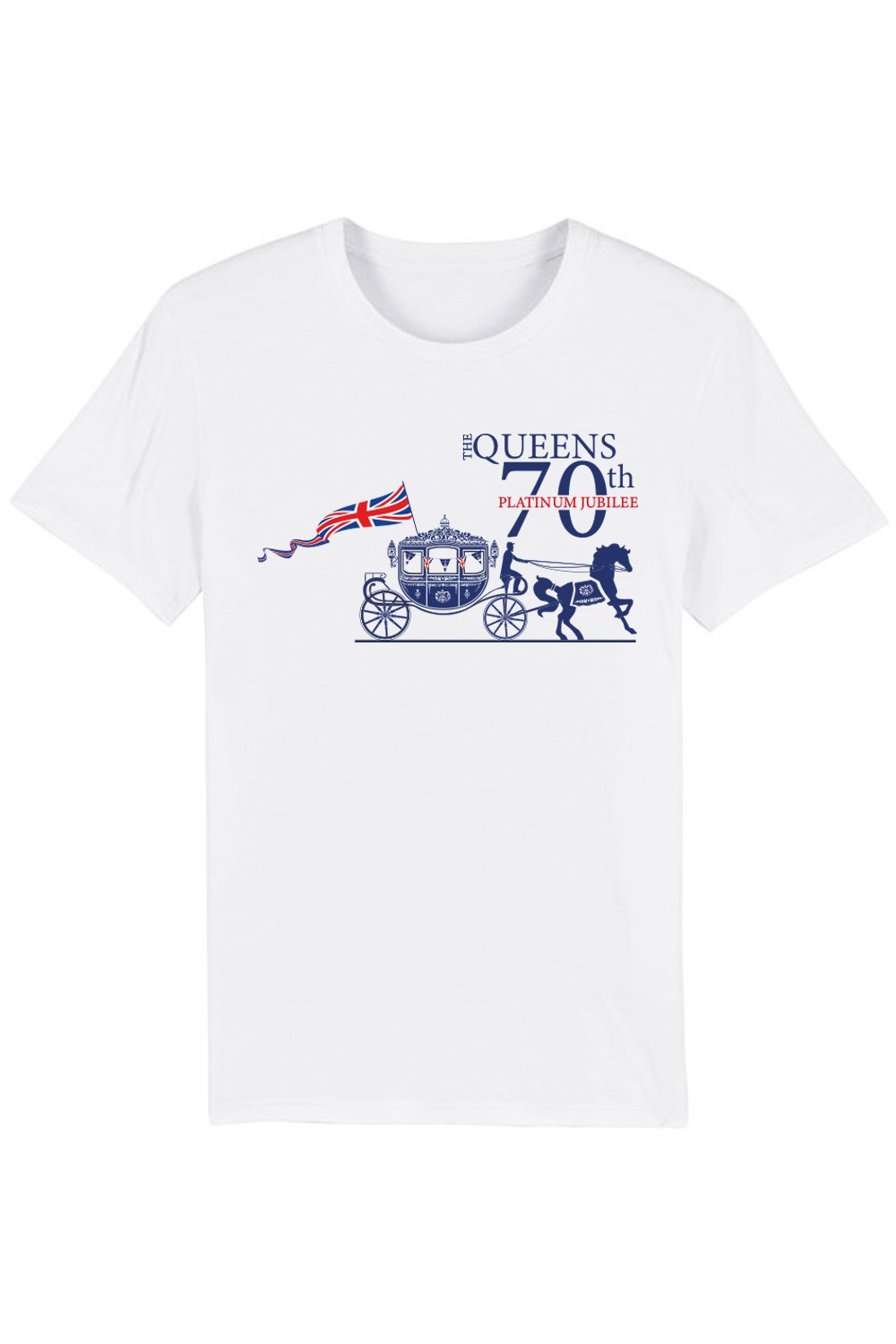Queen Jubilee Horse Carriage Flag T-Shirt
