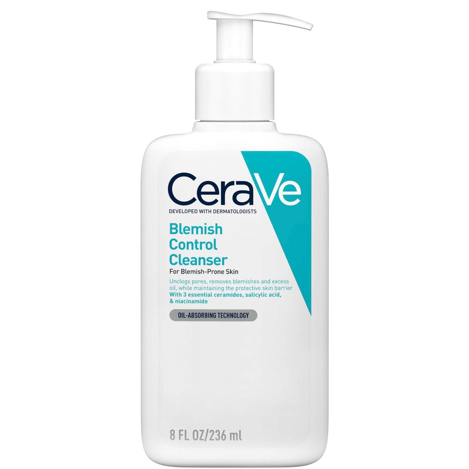 CeraVe Blemish Control Face Cleanser with 2% Salicylic Acid & Niacinamide 236ml