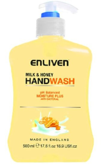 ENLIVEN H/WASH MILK&HONEY A/B - 500ML