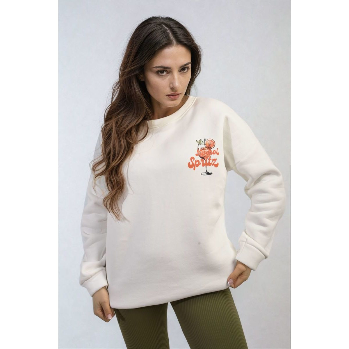 SPRITZ COCKTAIL GRAPHIC KNITTED JUMPER