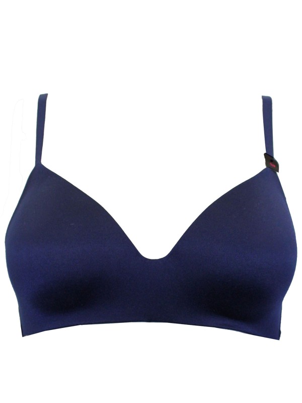 NAVY Light Push Up Wireless Bra