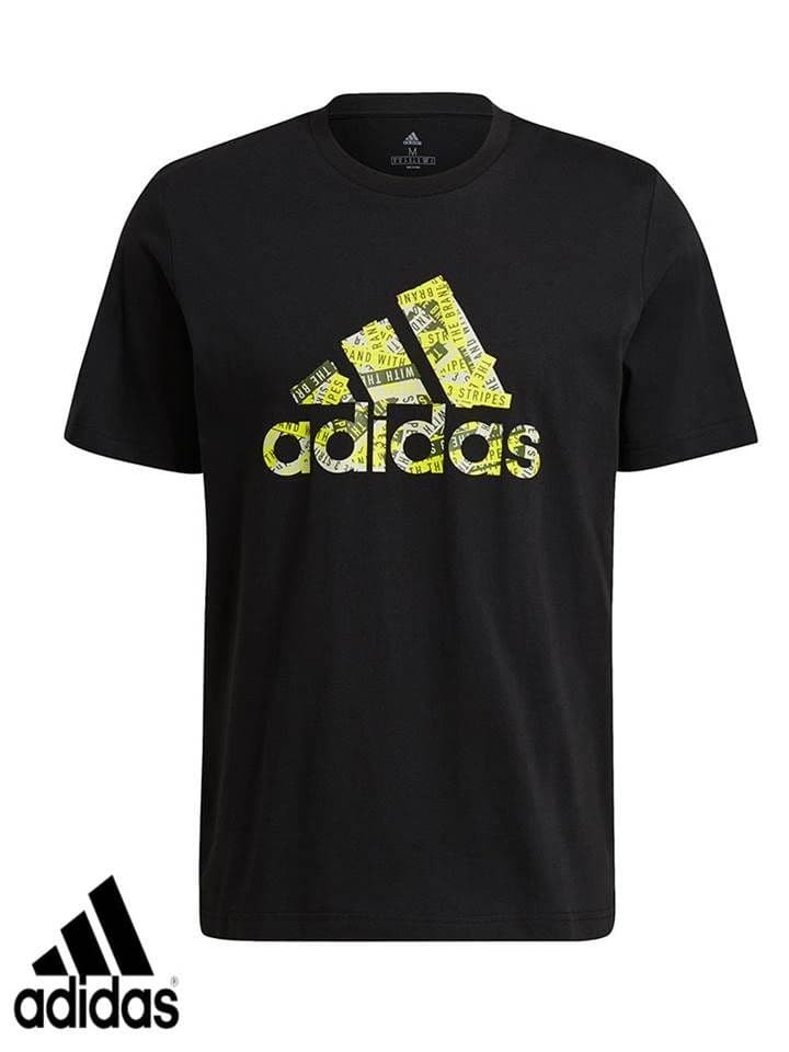 Men’s Adidas ‘Branded Tape Logo’ T shirt