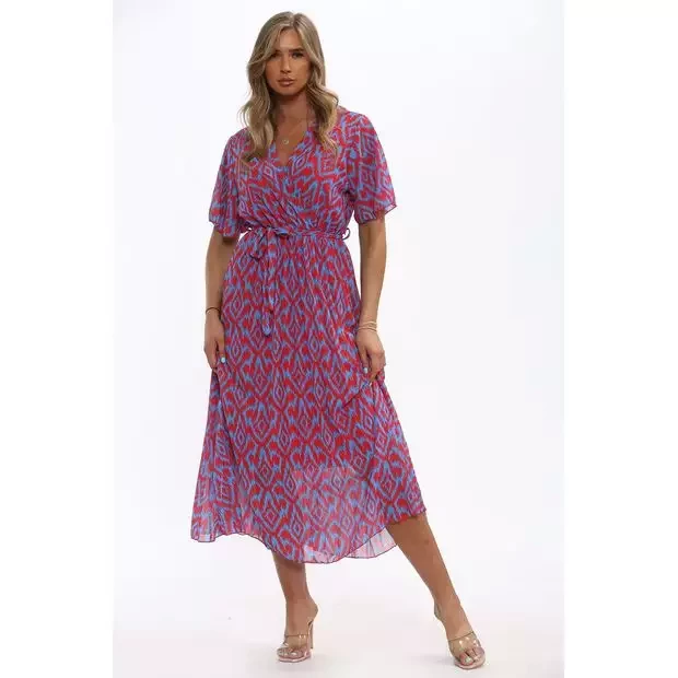 Diamond pleate dress