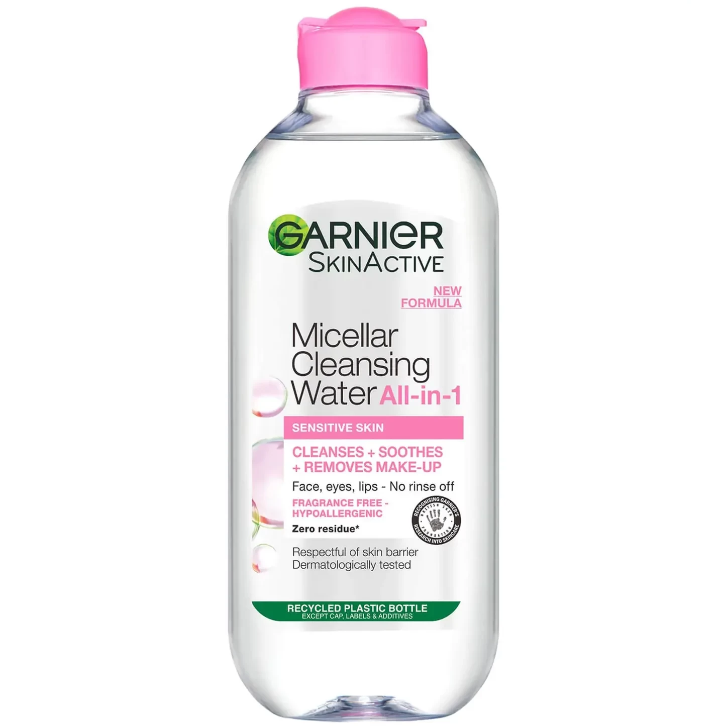 Garnier Micellar Water Facial Cleanser Makeup Remover For Sensitive Skin 400ml
