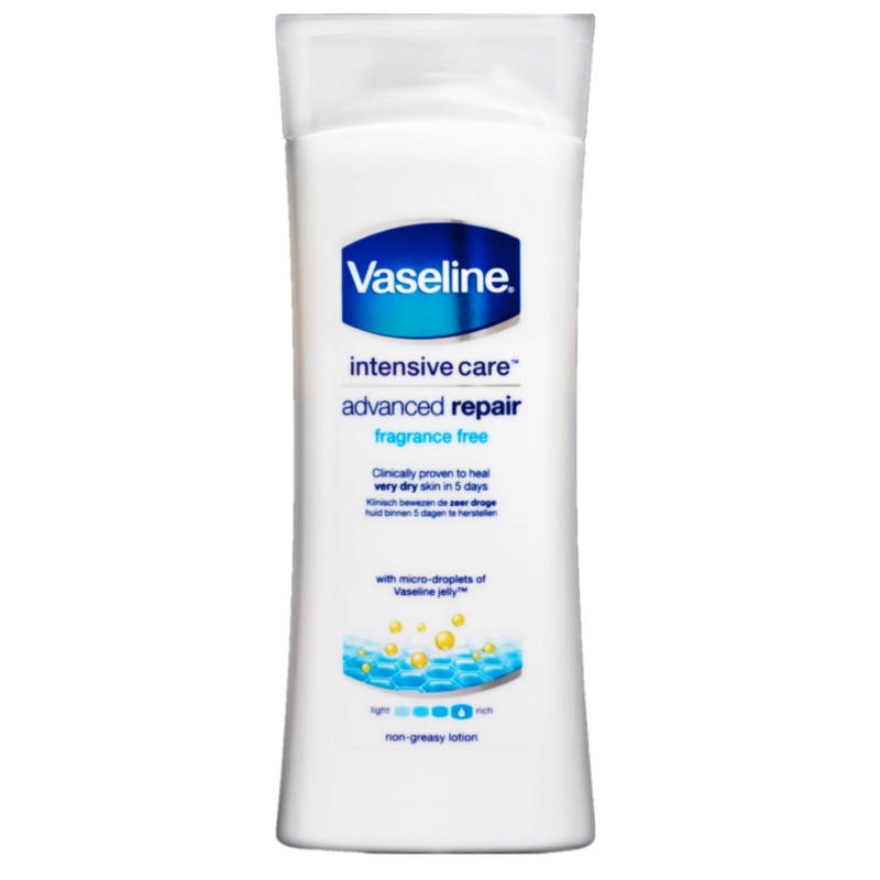 Vaseline Intensive Care Advanced Repair Fragrance Free Body Lotion 200ml