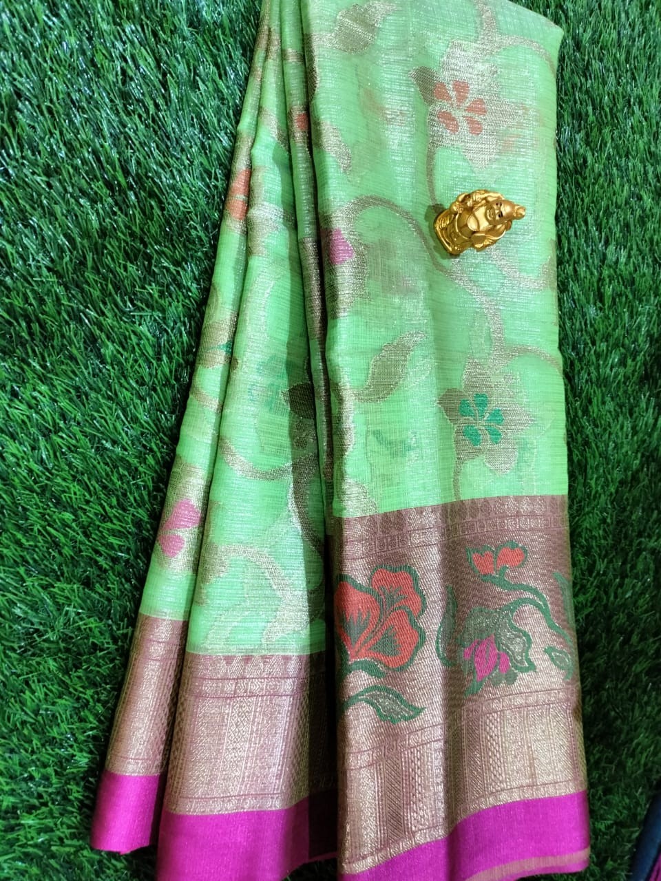Kora muslin silk saree