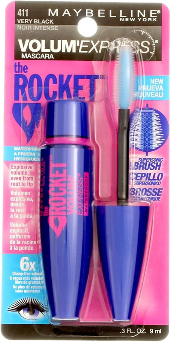 Maybelline Volume Express Rocket Volume Black Mascara CARDED and UNCARDED