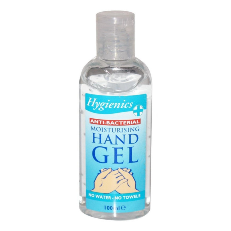 Hygienics Antibacterial Moisturising No Water No Towels Hand Gel 100ml