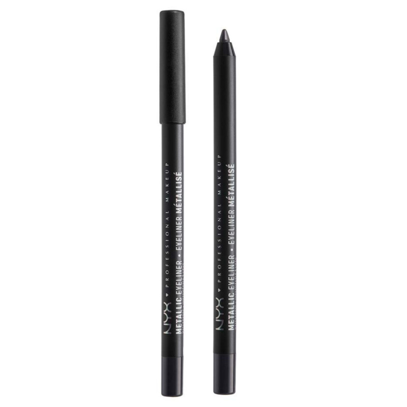 NYX Professional Makeup Metallic Eyeliner - 06 BLACK METAL