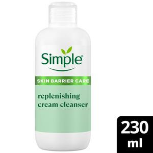 Simple Replenishing Cream Face Cleanser 230ml