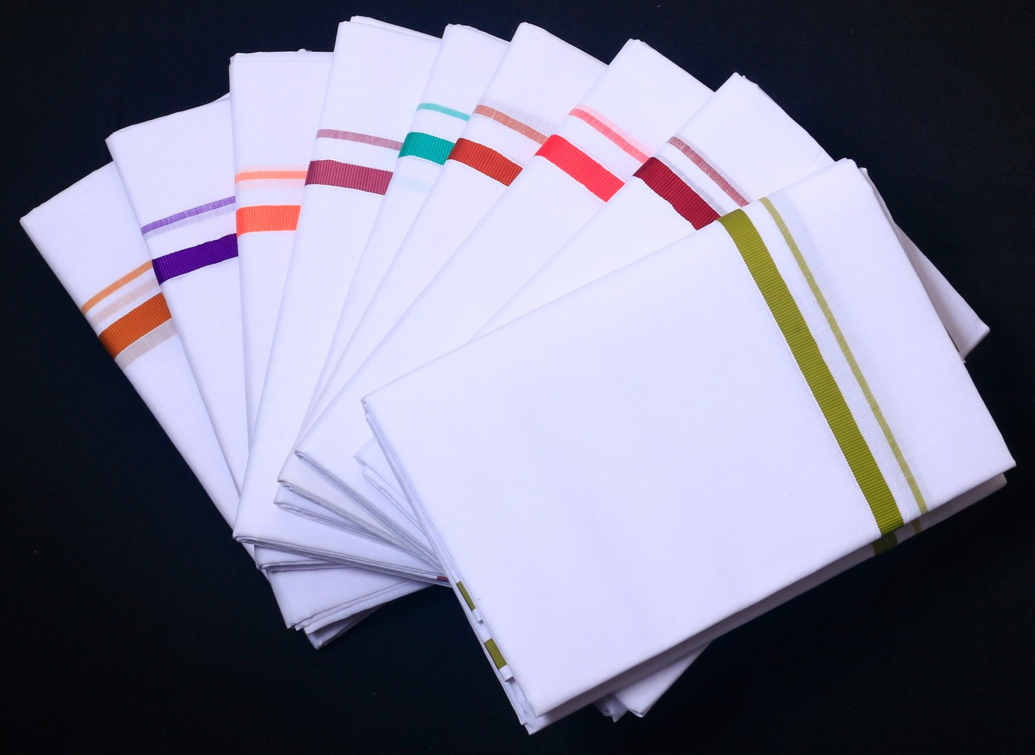 Single White Dhoti-501018