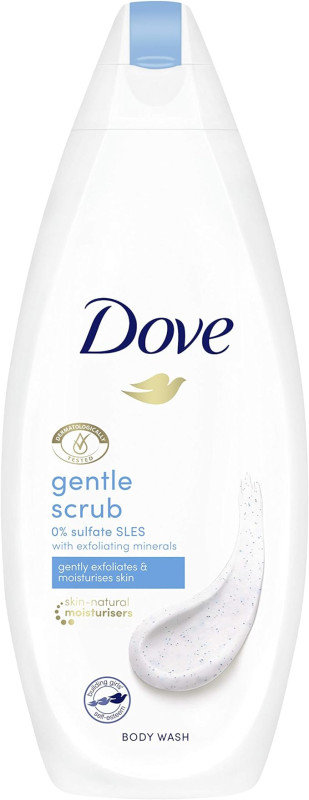 DOVE S/GEL GENTLE SCRUB - 250ML