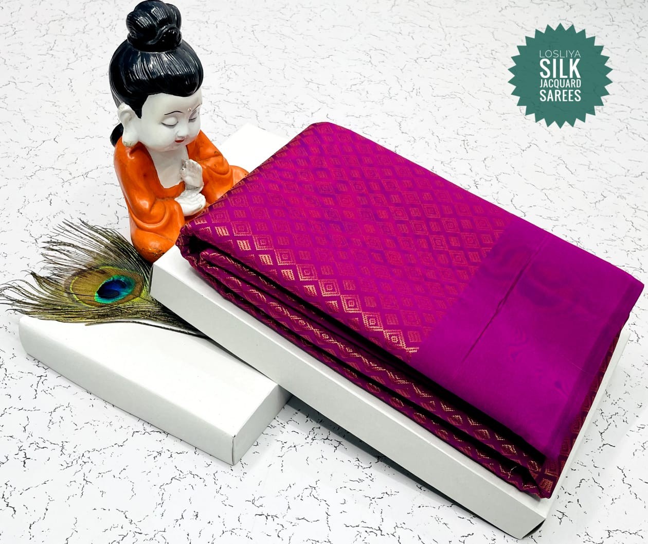 SEMI BRIDAL KORVAI RESHMA SILK SAREE Wedding collection_Kootanji All self