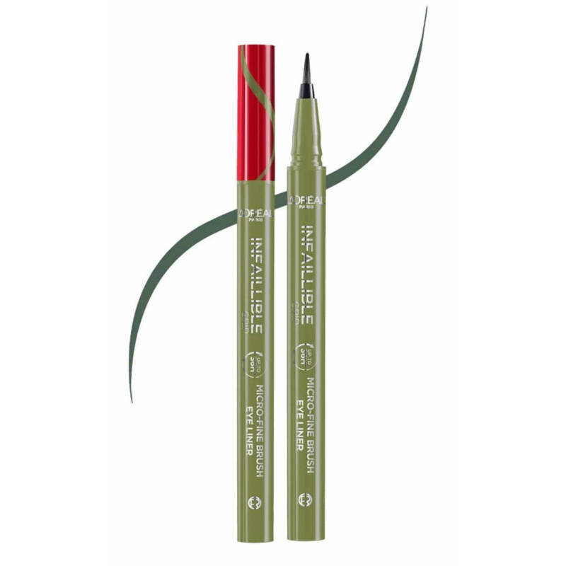 L'Oreal Infallible Grip 36h Micro Fine Brush - 05 SAGE GREEN