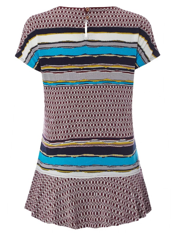 Berti Frill Jersey Top