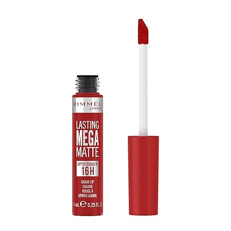 Rimmel London Lasting Mega Matte 16HR Liquid Lipstick 500 Fire Starter