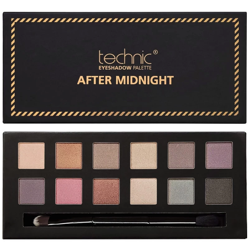 Technic 12 Colours Eyeshadow Palette After Midnight X 12