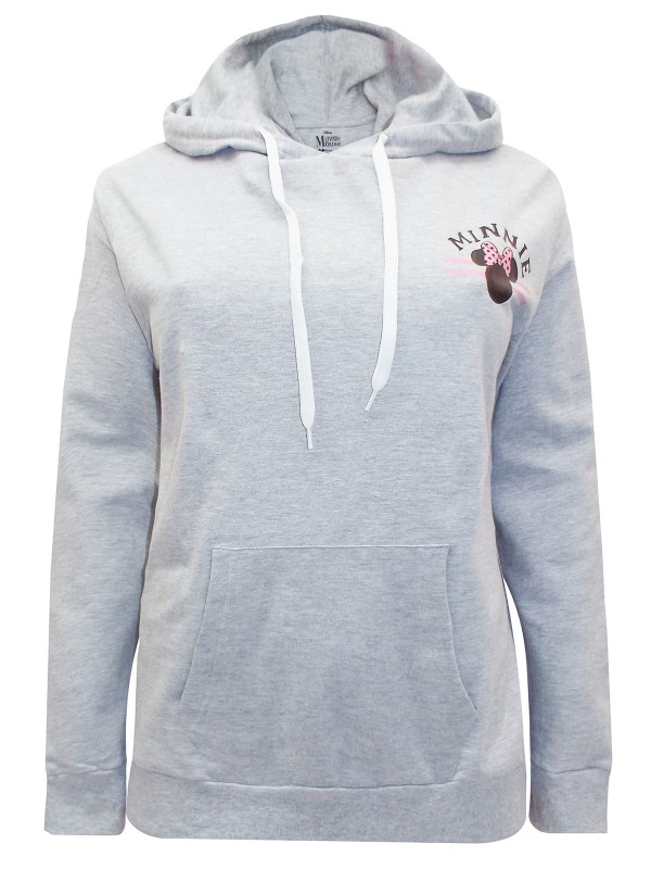 Disney GREY Cotton Rich Minnie Mouse Hoodie