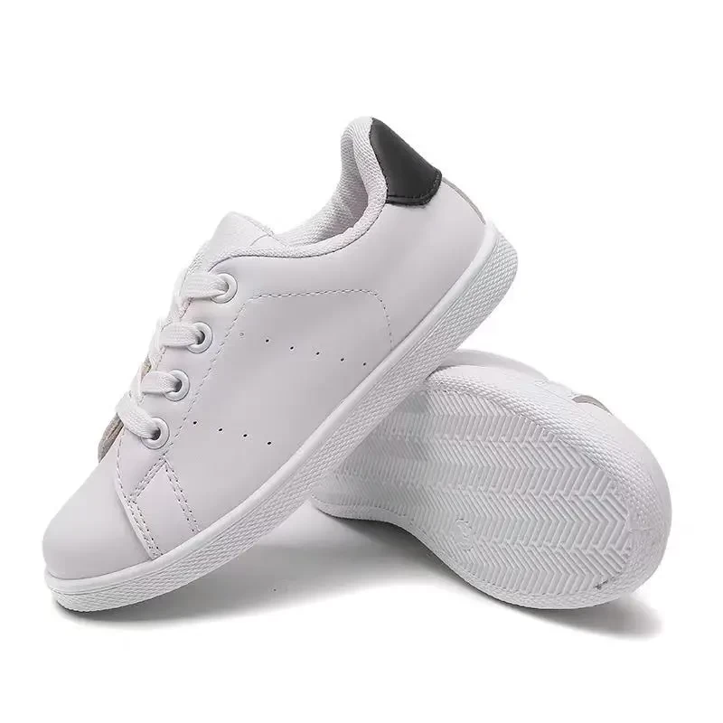 Girls Trendy White Trainers 24-29 EU