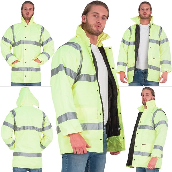 High Visibility Men Waterproof Padded Jacket