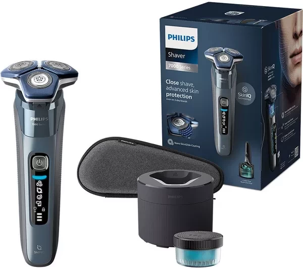 PHILIPS Series 7000 S7882/55 Wet & Dry Rotary Shaver - Ice Blue