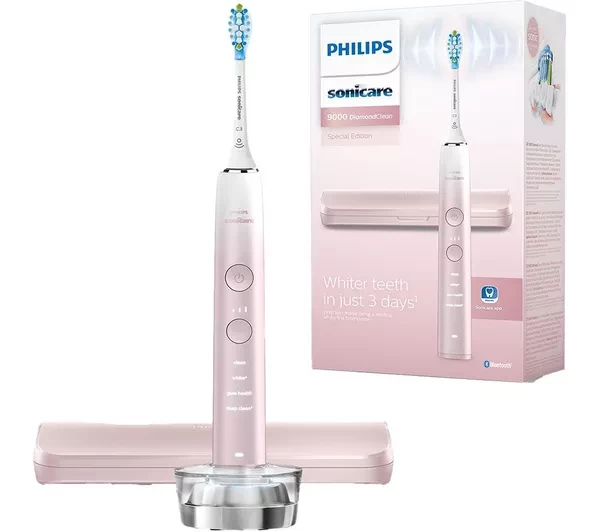 PHILIPS Sonicare Diamond Clean Series 9000 HX9911/84 Electric Toothbrush - Silk Pink