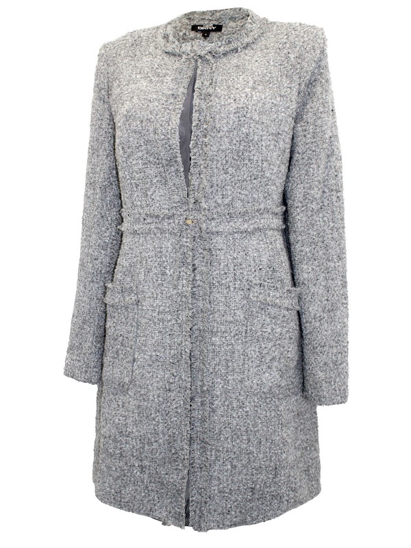 Ruffle Trim Topper Coat