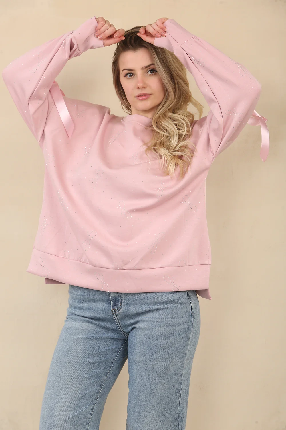 DIAMOND EMBELLISHED BOW TOP