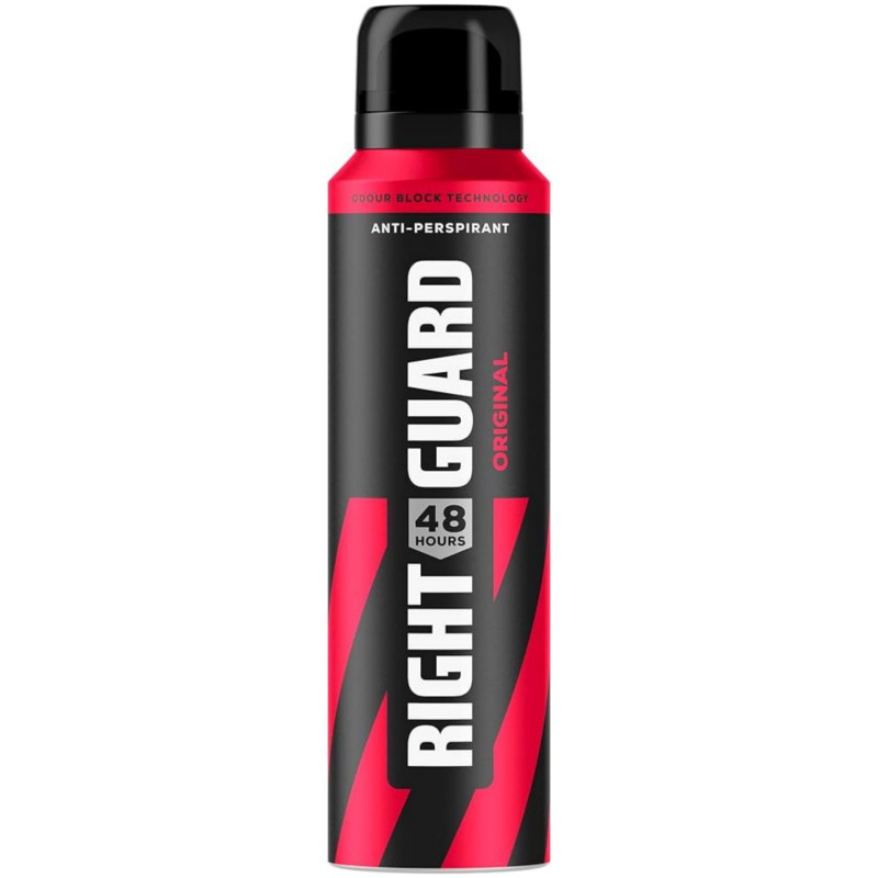 Right Guard Original 48Hr Odour Block Anti-Perspirant Deodorant Body Spray 150ml