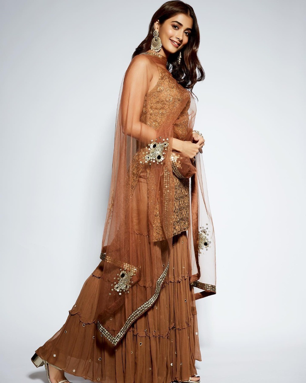 Georgette top with bottom