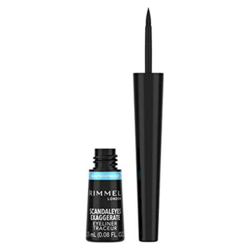 Rimmel Exaggerate Liquid Waterproof Eyeliner - 003 BLACK