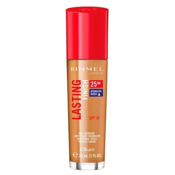 Rimmel London Lasting Finish 25HR Skin Perfecting Foundation 410 Latte