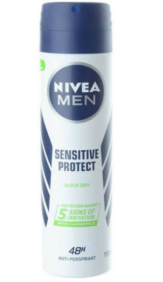 NIVEA DEO SENSITI PROTECT MALE - 150ML