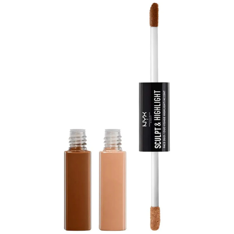 NYX Sculpt & Highlight Face Duo - 04 CINNAMON/PEACH