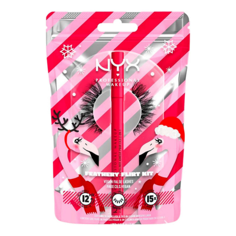NYX Professional Makeup Vegan False Lashes Feathery Flirt Kit