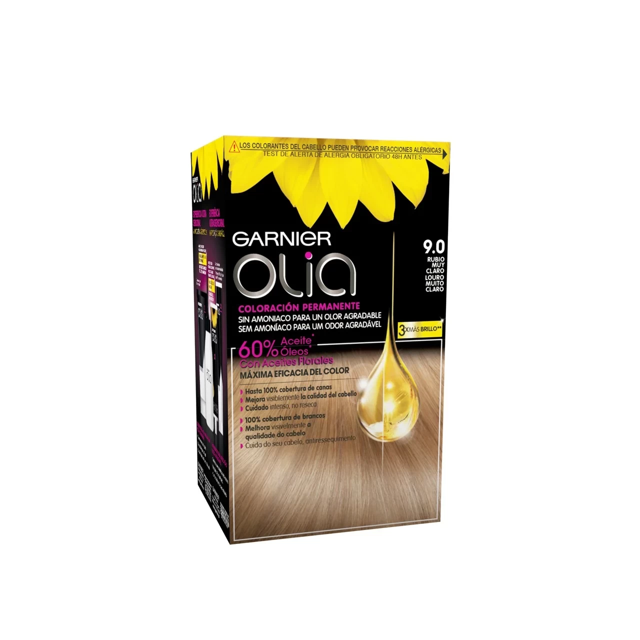 Garnier Olia Permanent No Ammonia Hair Dye Light Blonde 9.0