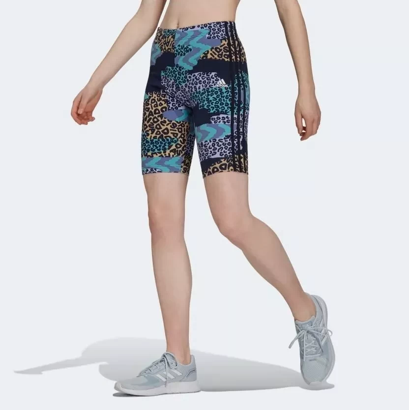 Women’s Adidas x Farm ‘Rio 3 Stripe’ Bike Shorts