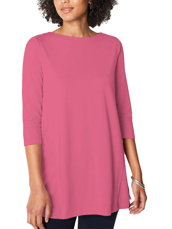 PINK Luxe Supima 3/4 Sleeve Tunic