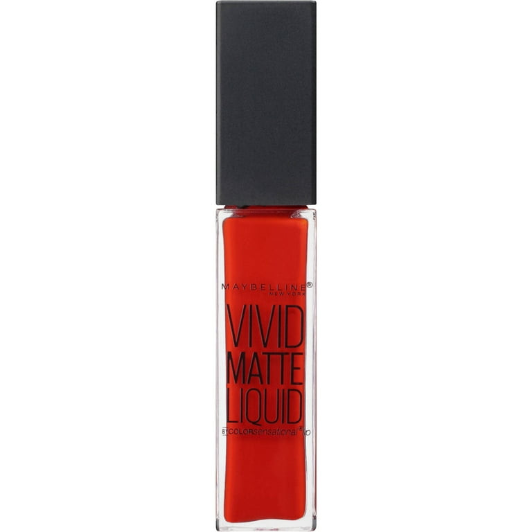 Maybelline Vivid Matte Liquid Lip Gloss - 25 ORANGE SHOT