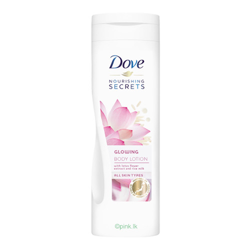 DOVE B/LOTION GLOW NOUR/SECRET - 250ML
