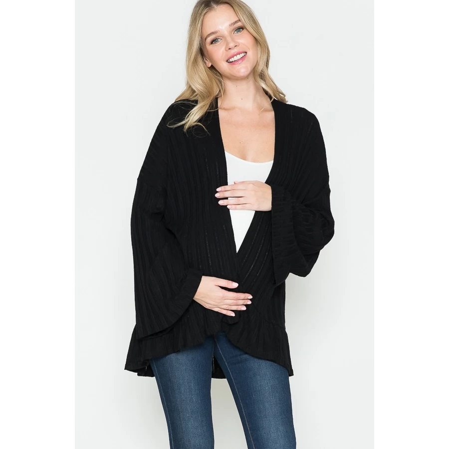 Floral Kimono Maternity Cardigan