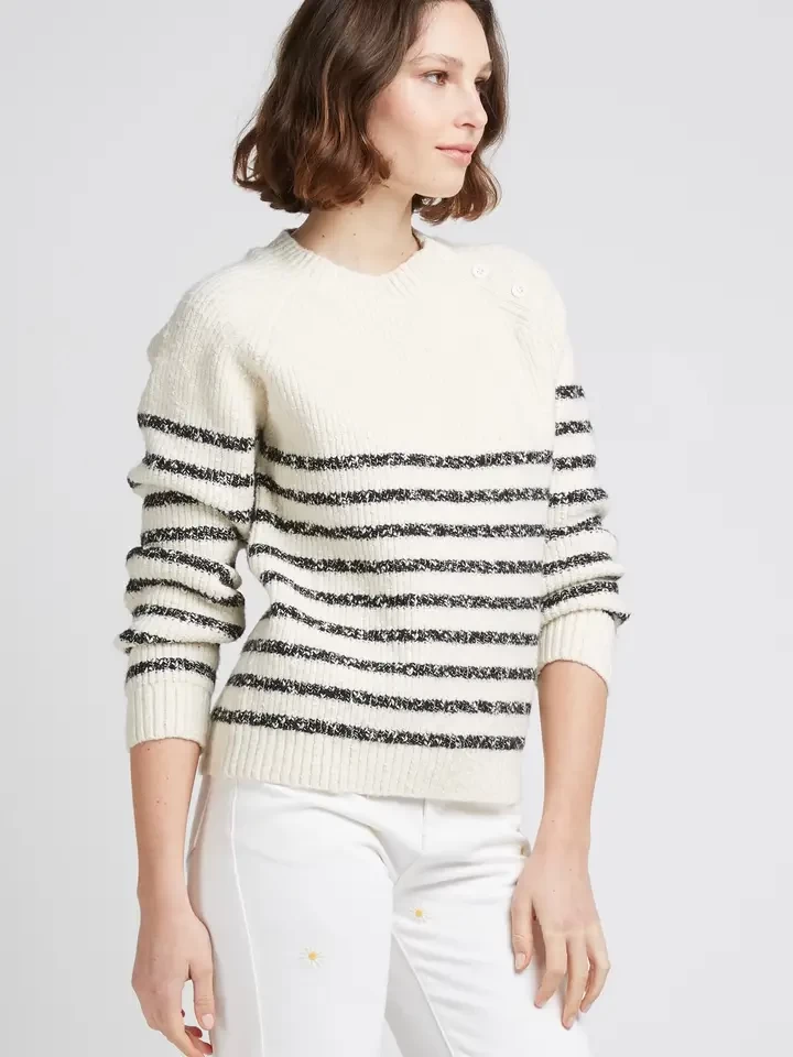 Percy - Heather Knit Sailor Sweater